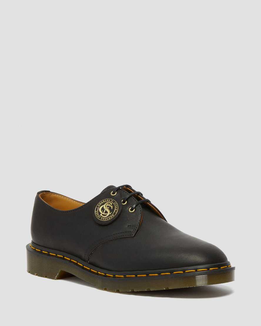 Dr Martens Oxford Shoes Men's 1461 Classic Oil Leather Black | Malaysia 12569-DYEO